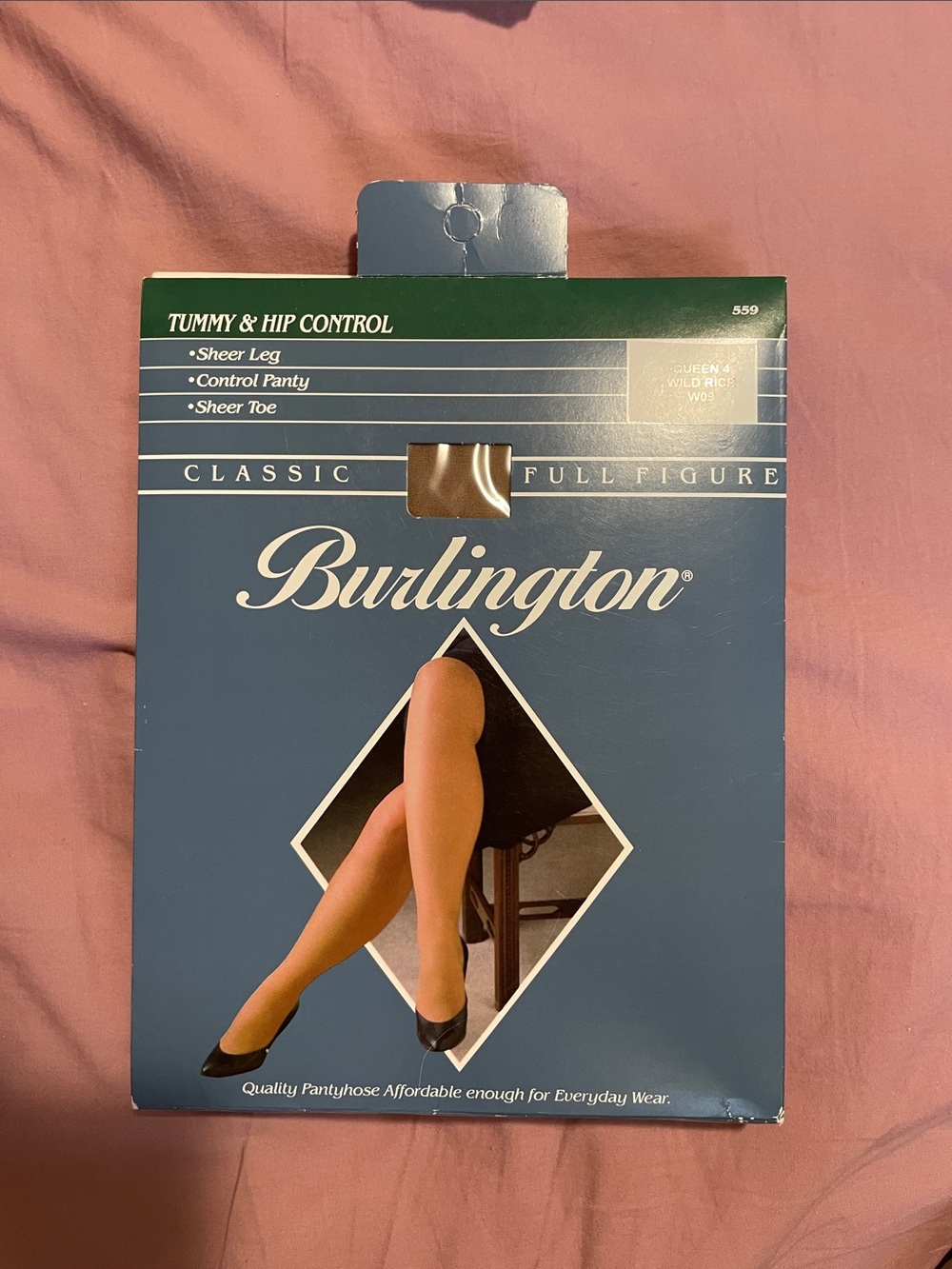 Classic Full Figure Tummy & Hip Control Pantyhose - Nude